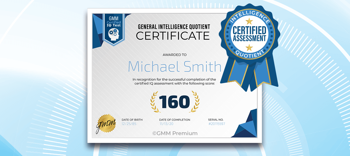 Online Iq Test With A Certificate - Gambaran